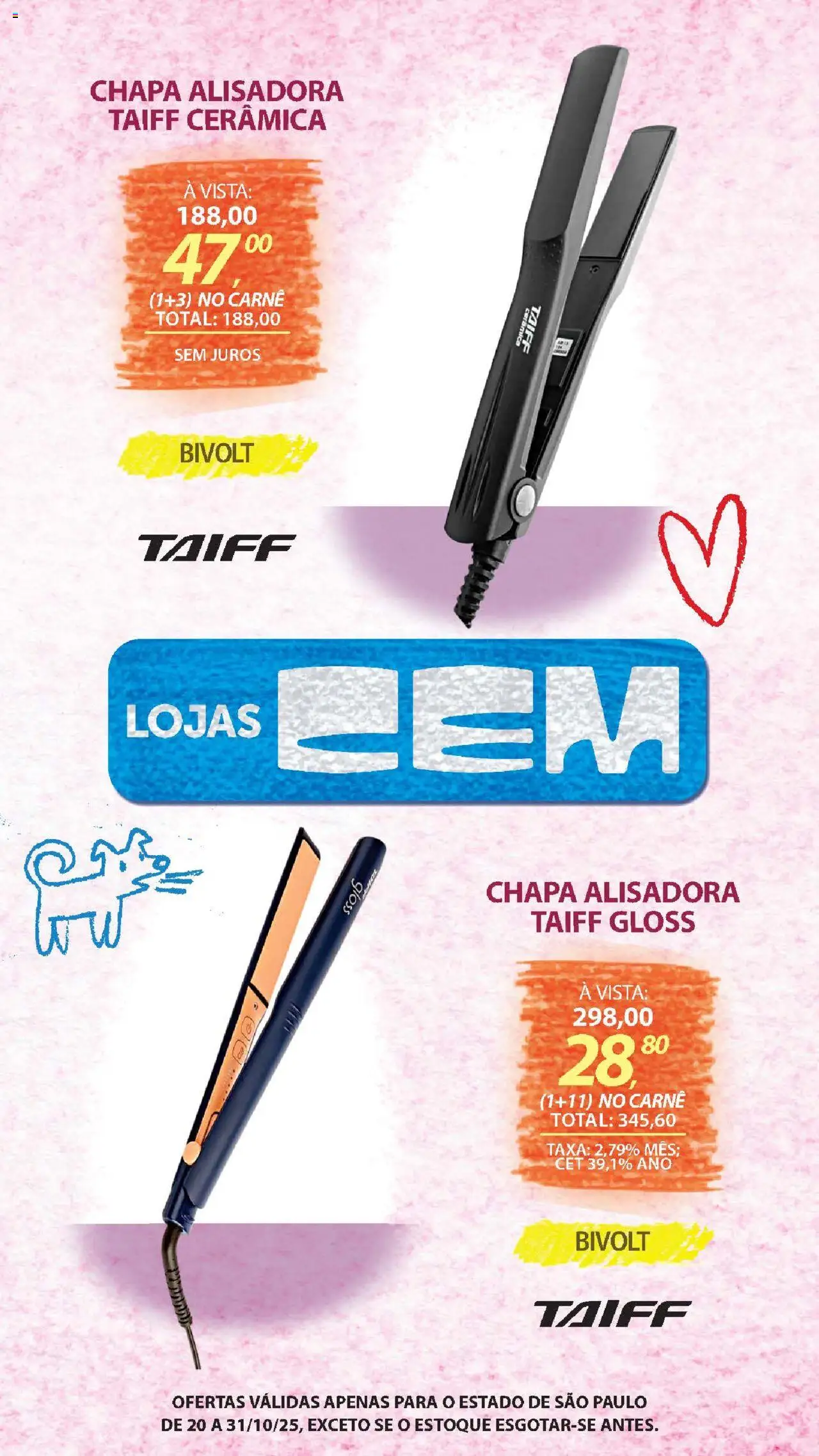 Lojas Cem Folheto - válido de 20.10.2025 | Página: 132 | Produtos: Carne