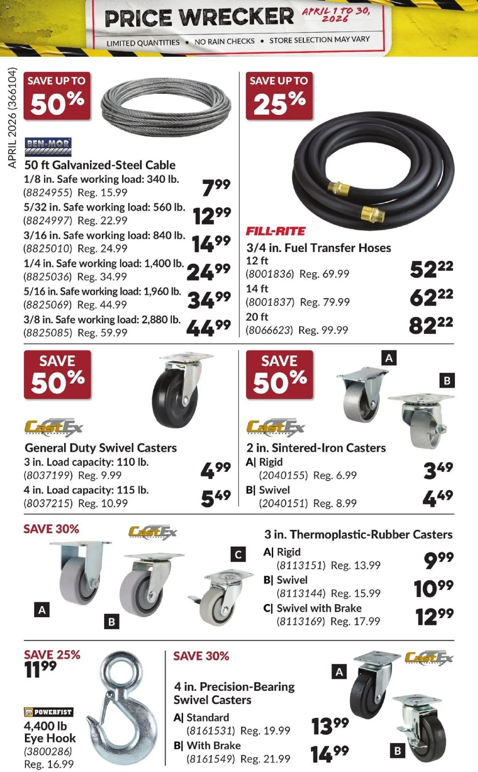 Princess Auto flyer valid from 01.04.2026 | Page: 28 | Products: Cable