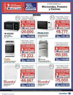 Vista previa Carrefour ofertas - Córdoba válido desde el 14.10.2025 | Página: 27 | Productos: Horno, Cocina, Microondas, Freezer