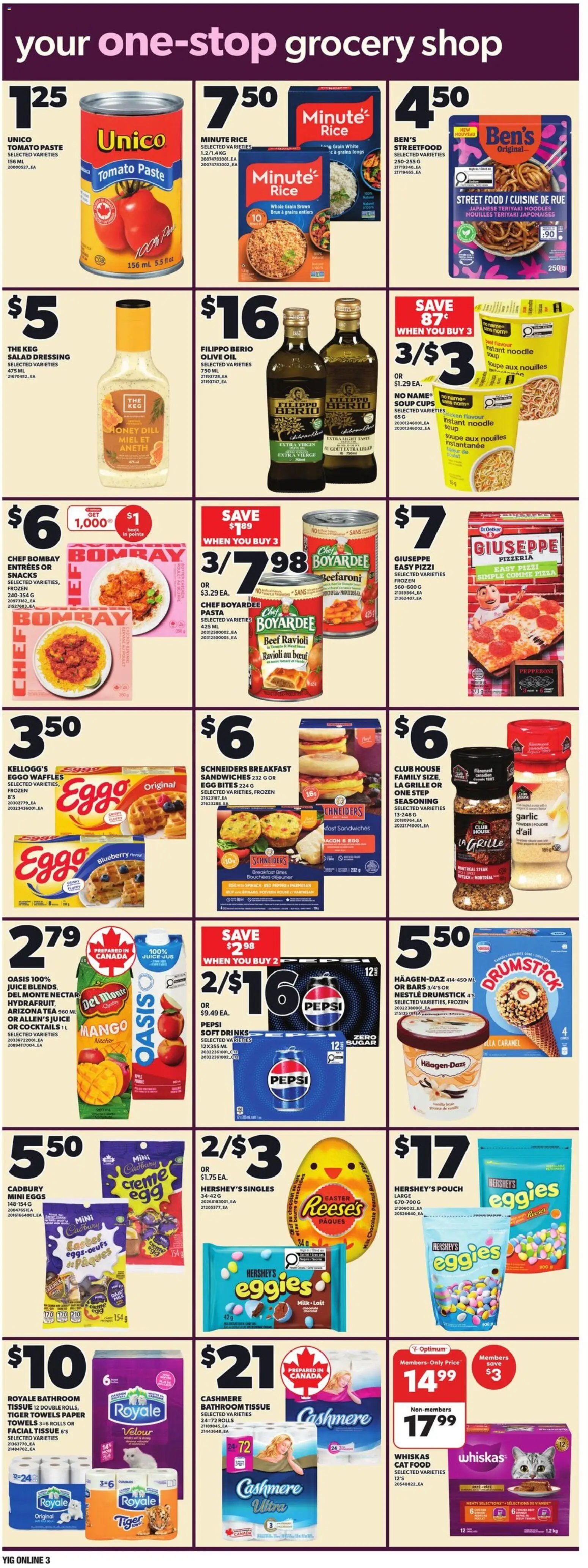 Independent Grocer flyer valid from 12.03.2026 | Page: 11 | Products: Rice, Beef, Salad, Eggs
