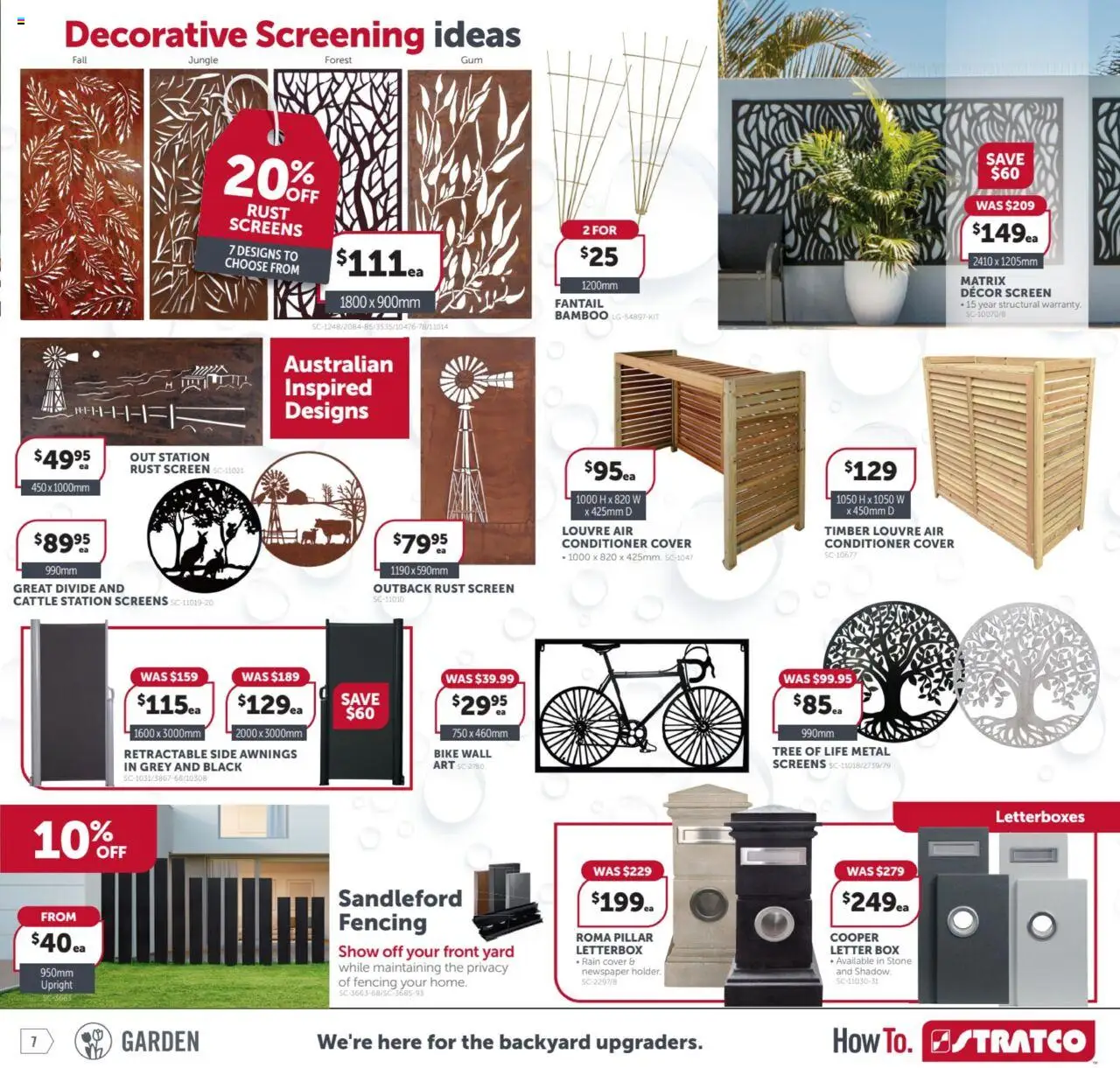 Stratco catalogue - valid from 27.06.2025 | Page: 7 | Products: Decor, Box, Conditioner, Screen
