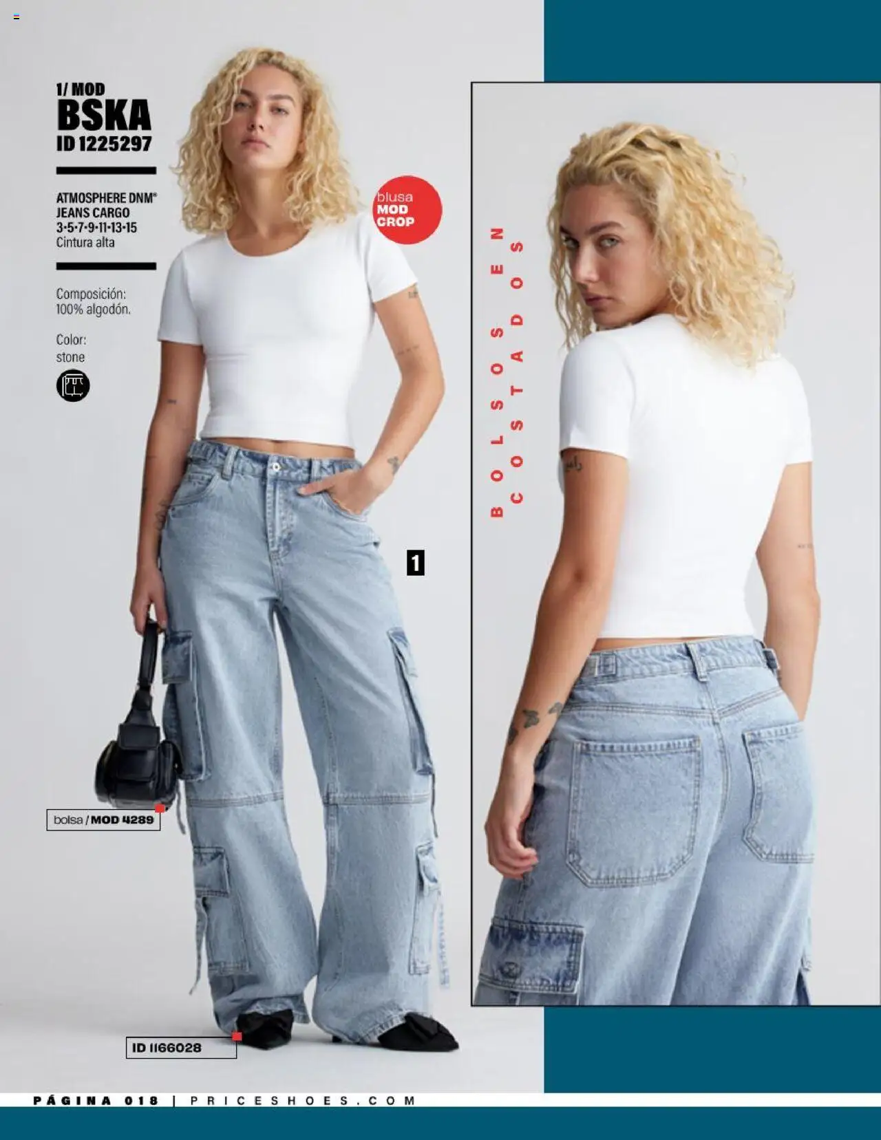 Nuevas ofertas de Price Shoes válidas en toda la República Mexicana desde el 05.08.2025. ¡Encuentra las mejores ofertas en Price Shoes - Catálogo Jeans ! | Página: 18 | Productos: Blusa, Bolsa