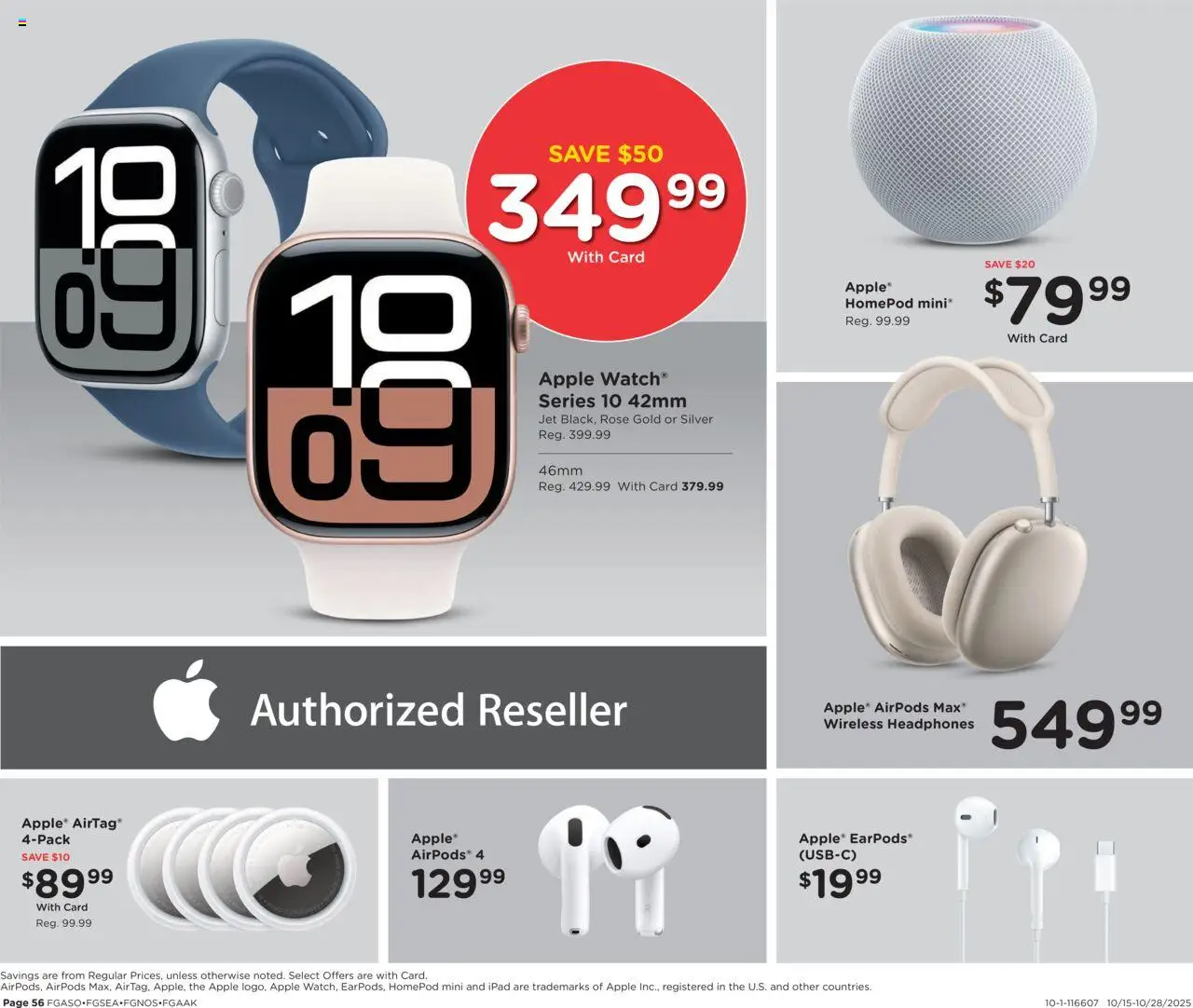 Fred Meyer Home & Apparel - valid from 22.10.2025 | Page: 9 | Products: Headphones, Ipad