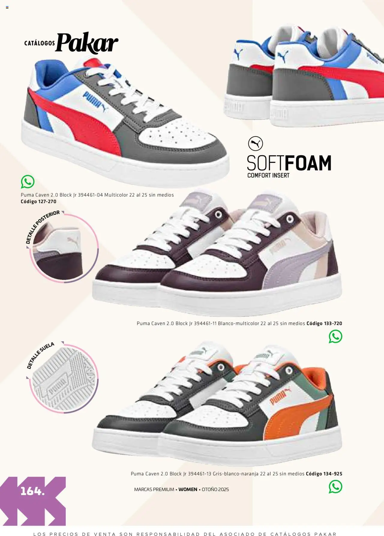 Nuevas ofertas de SC Pakar válidas en toda la República Mexicana desde el 29.08.2025. ¡Encuentra las mejores ofertas en SC Pakar - Catálogo Otoño Women! | Página: 164