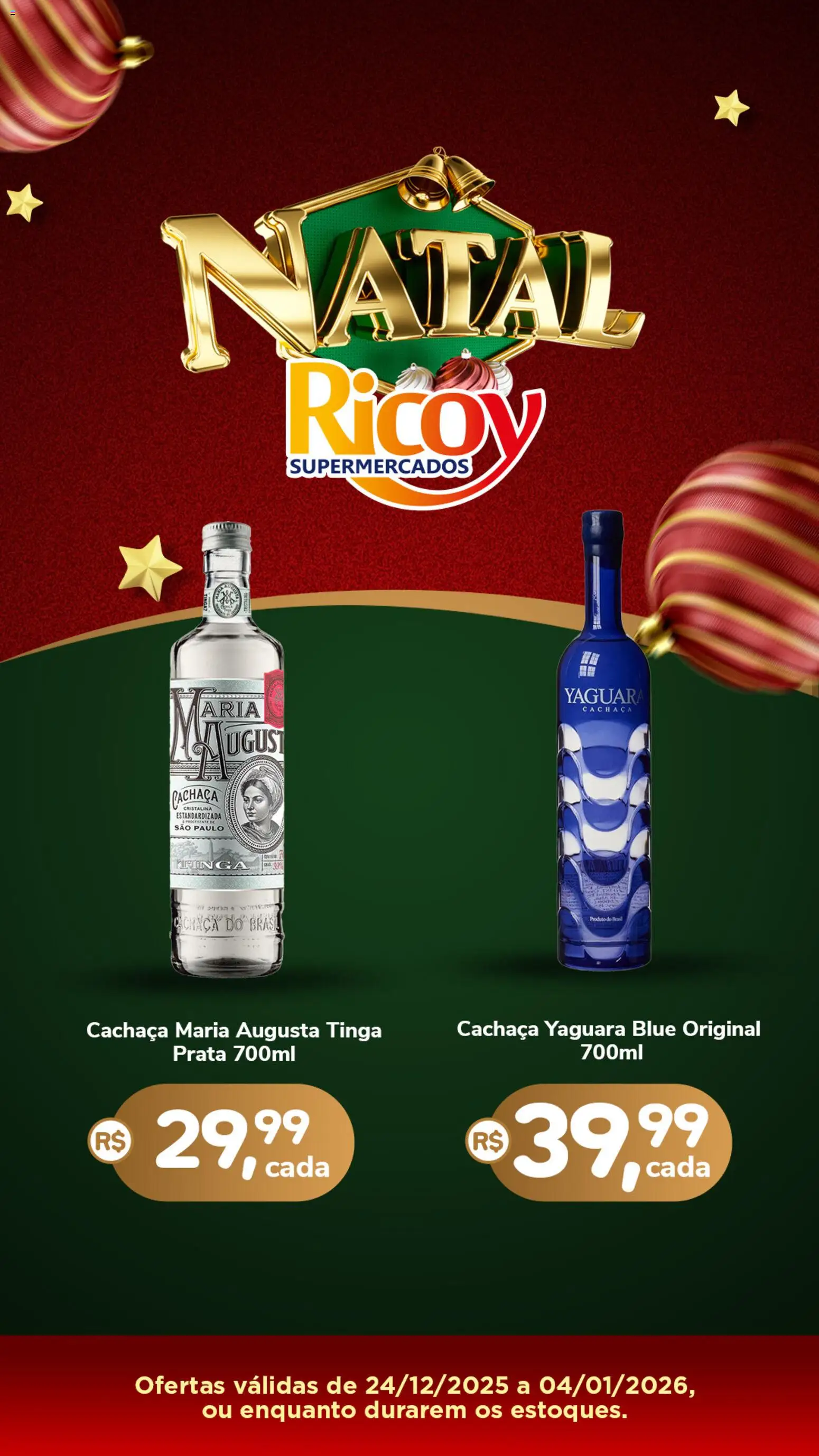 Ricoy Folheto - válido de 29.12.2025 | Página: 9 | Produtos: Cachaça