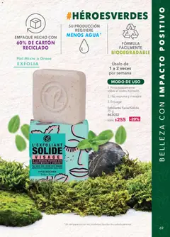 Vista previa de Yves Rocher campaña 2 2026, nuevo folleto de la tienda, válido en México a partir del 20.01.2026 | Página: 74 | Productos: Exfoliante facial, Agua, Espuma, Sobre