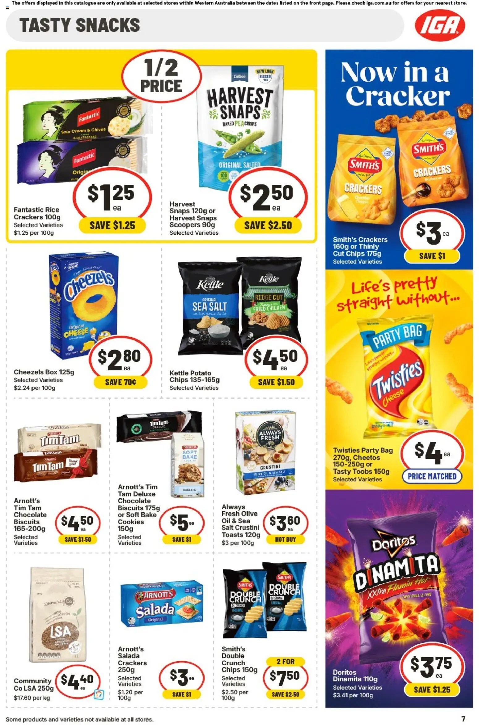 IGA catalogue - valid from 31.12.2025 | Page: 10 | Products: Crumpets, Bread, Pizza, Seeds