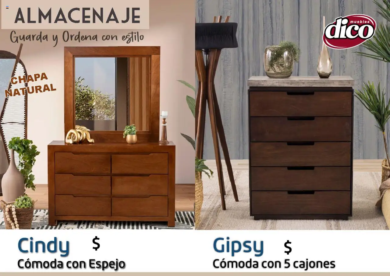 Nuevas ofertas de Muebles Dico válidas en toda la República Mexicana desde el 12.02.2025. ¡Encuentra las mejores ofertas en Muebles Dico catálogo Almacenaje! | Página: 35 | Productos: Chapa, Espejo