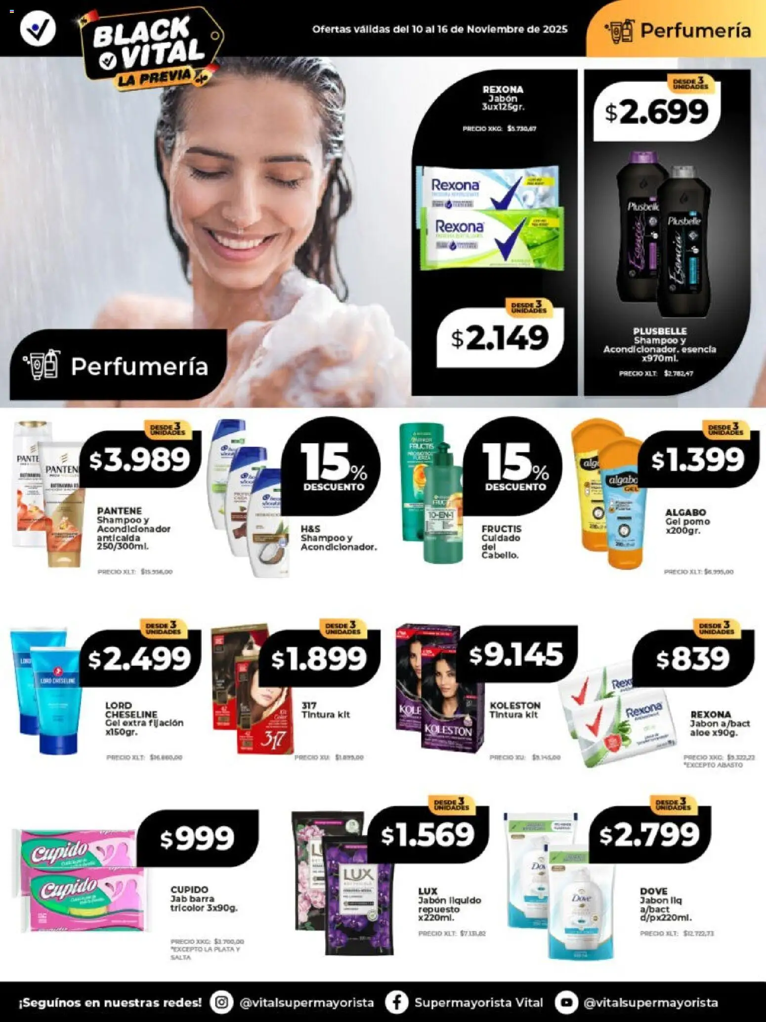 Vital - Ofertas - Neuquén │ válido desde el 10.11.2025 | Página: 2 | Productos: Jabón líquido, Shampoo, Acondicionador, Jabón