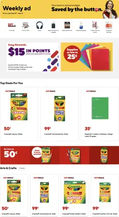 Preview of Staples weekly ads valid from 07.09.2025