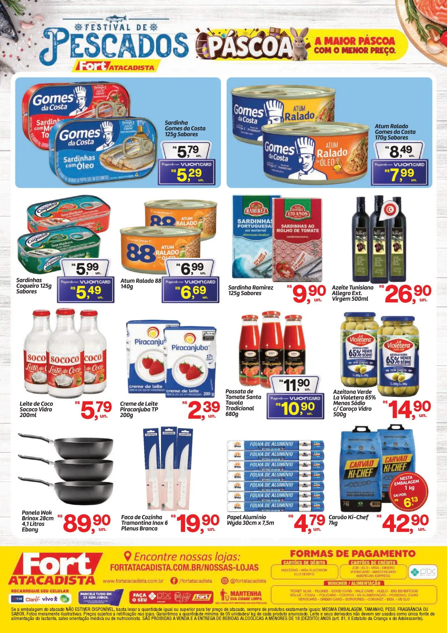 Fort Atacadista Folheto - válido de 16.02.2026 | Página: 2 | Produtos: Celular, Fragrância, Faca, Leite de coco