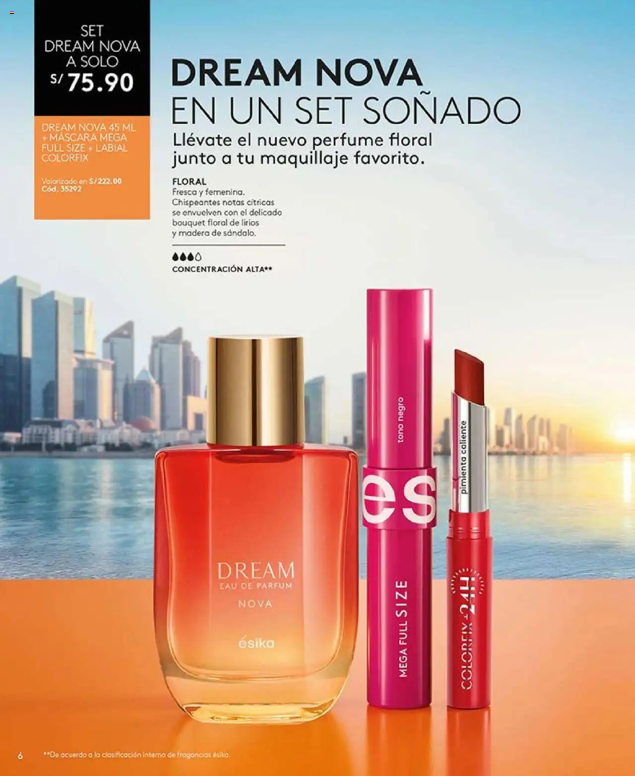 Catálogo Ésika válido desde 29.07.2025 | Página: 6 | Productos: Máscara, Perfume, Maquillaje