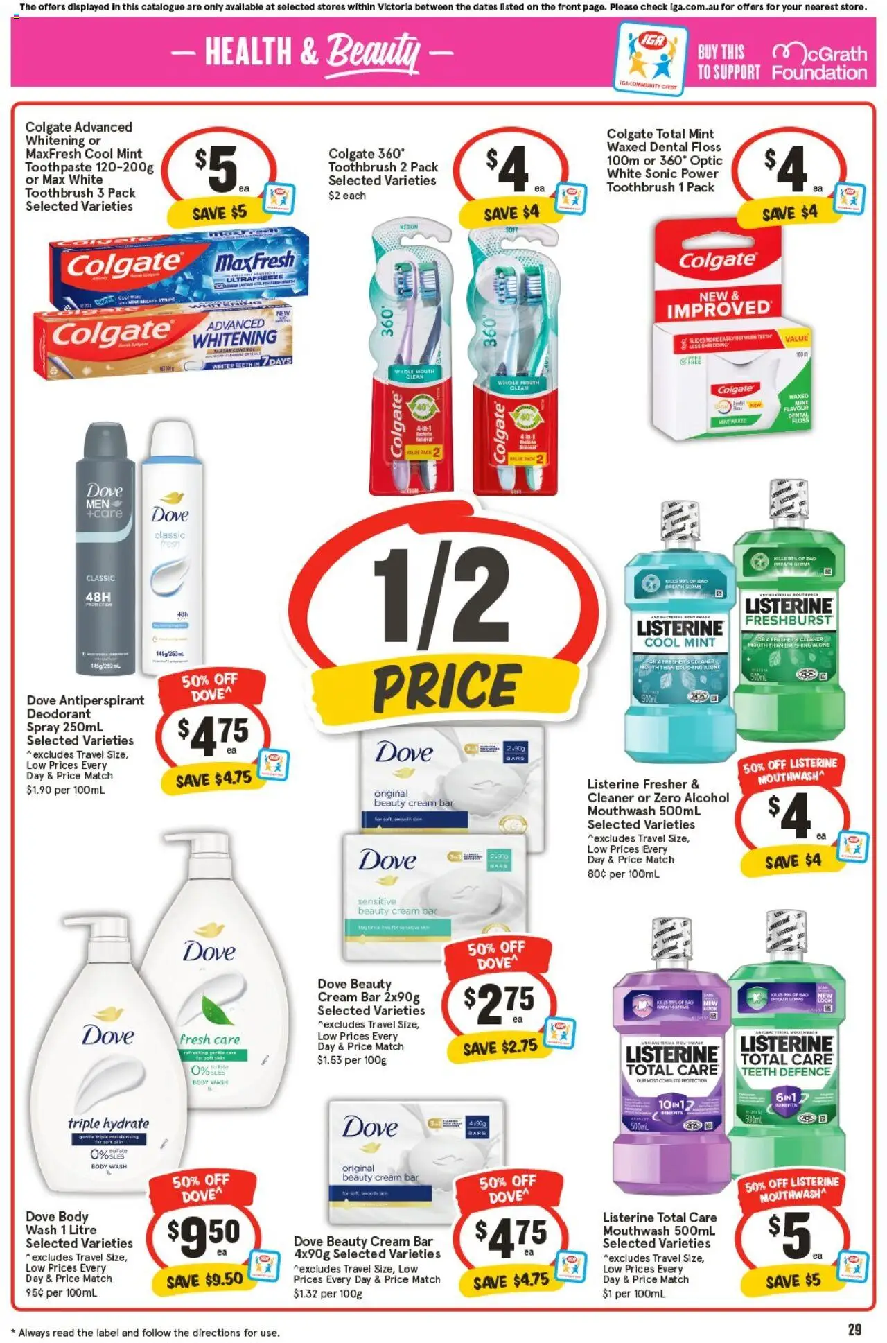 IGA catalogue - valid from 24.09.2025 | Page: 32 | Products: Cleaner, Deodorant, Antiperspirant, Salt