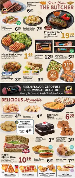 Preview of Food City weekly ads valid from 15.10.2025 | Page: 6 | Products: Bakery, Brussels Sprouts, Pizza, Cookies