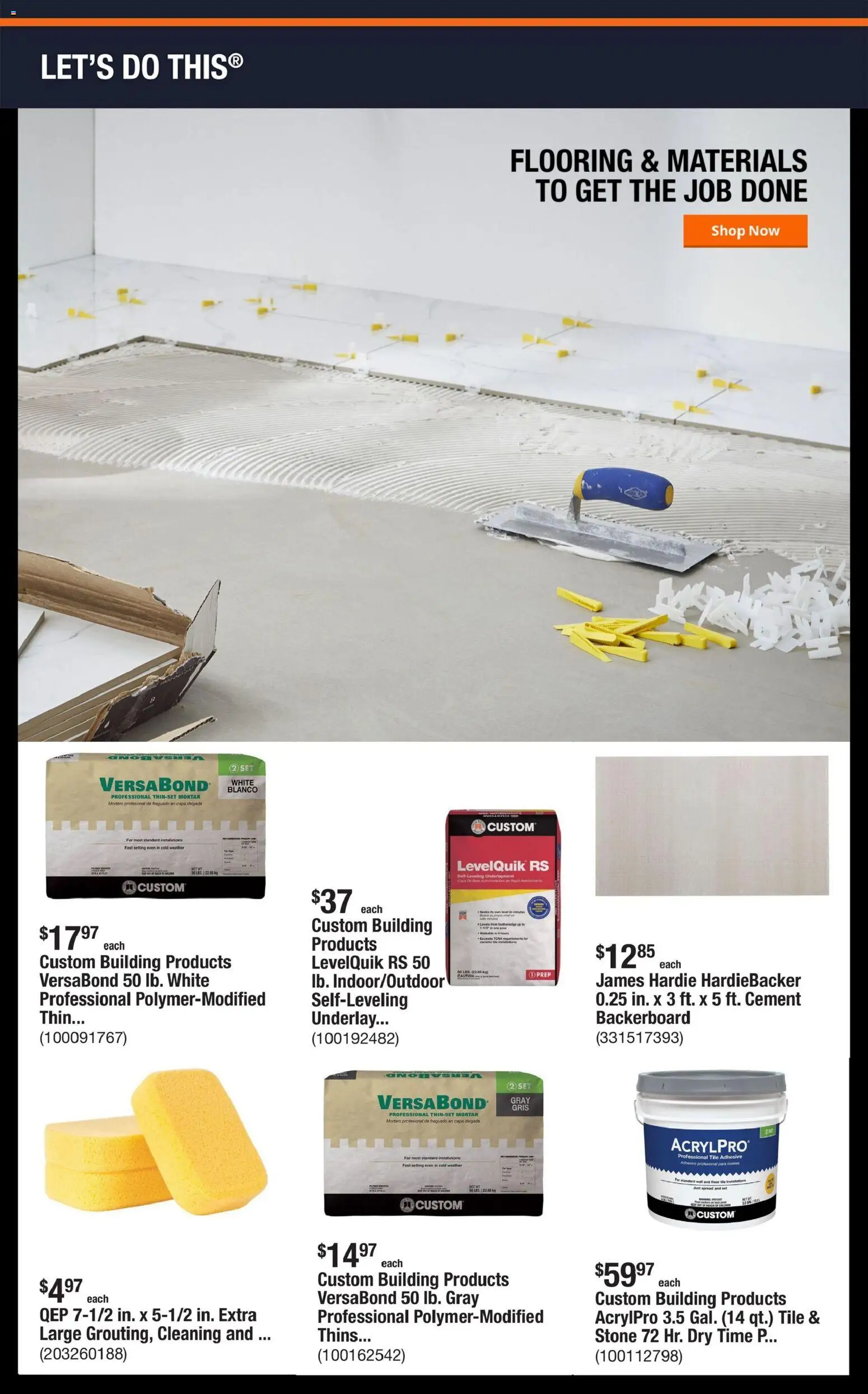 Home Depot Shop Pro Ad - NY - valid from 02.03.2026 | Page: 4 | Products: Adhesive
