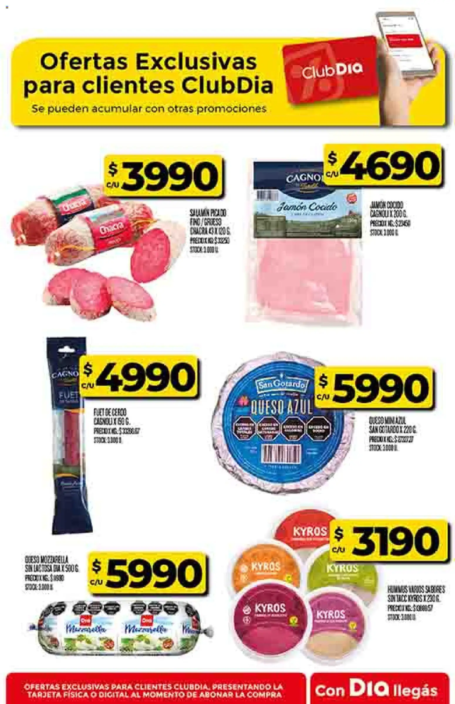 Supermercado DIA Ofertas │ válido desde el 29.10.2025 | Página: 44 | Productos: Jamón cocido, Queso, Jamón