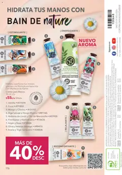 Vista previa de Yves Rocher - Campaña 14 2025, nuevo folleto de la tienda, válido en México a partir del 07.10.2025 | Página: 118 | Productos: Avena, Crema, Limón, Mango
