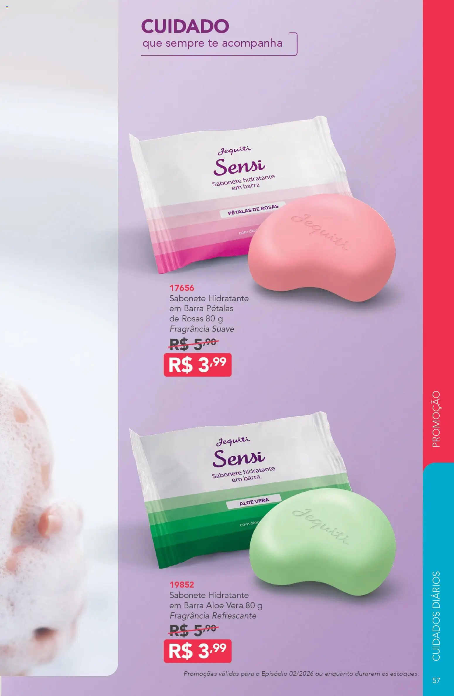 Jequiti Folheto - válido de 30.01.2026 | Página: 57 | Produtos: Fragrância, Óleo, Sabonete
