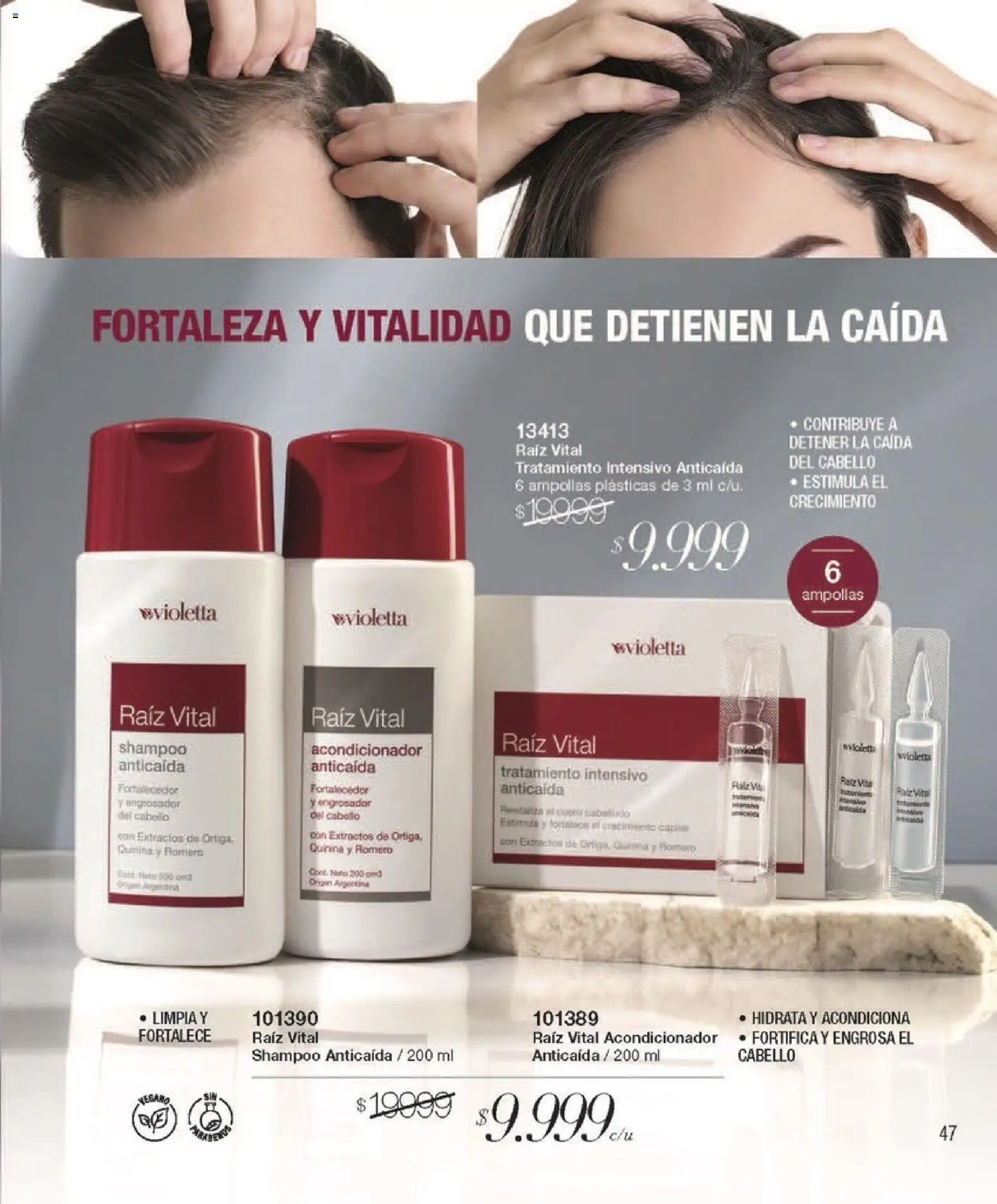 Violetta - Violetta Cosméticos │ válido desde el 18.03.2026 | Página: 47 | Productos: Shampoo, Acondicionador