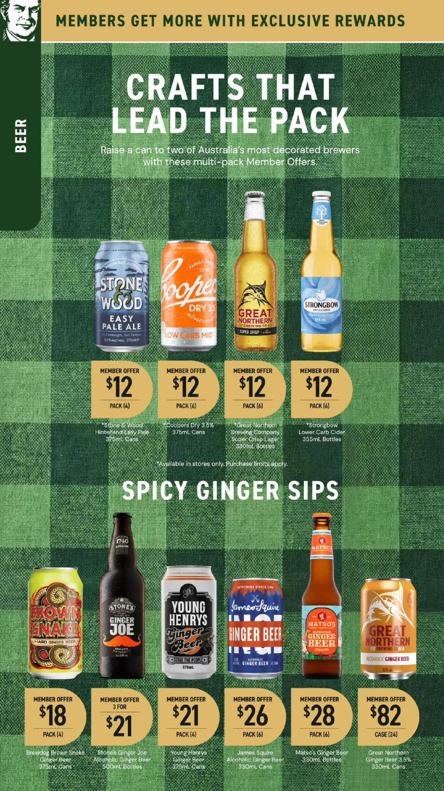 Dan Murphy's catalogue - valid from 19.03.2026 | Page: 32 | Products: Ginger, Beer, Wood, Case