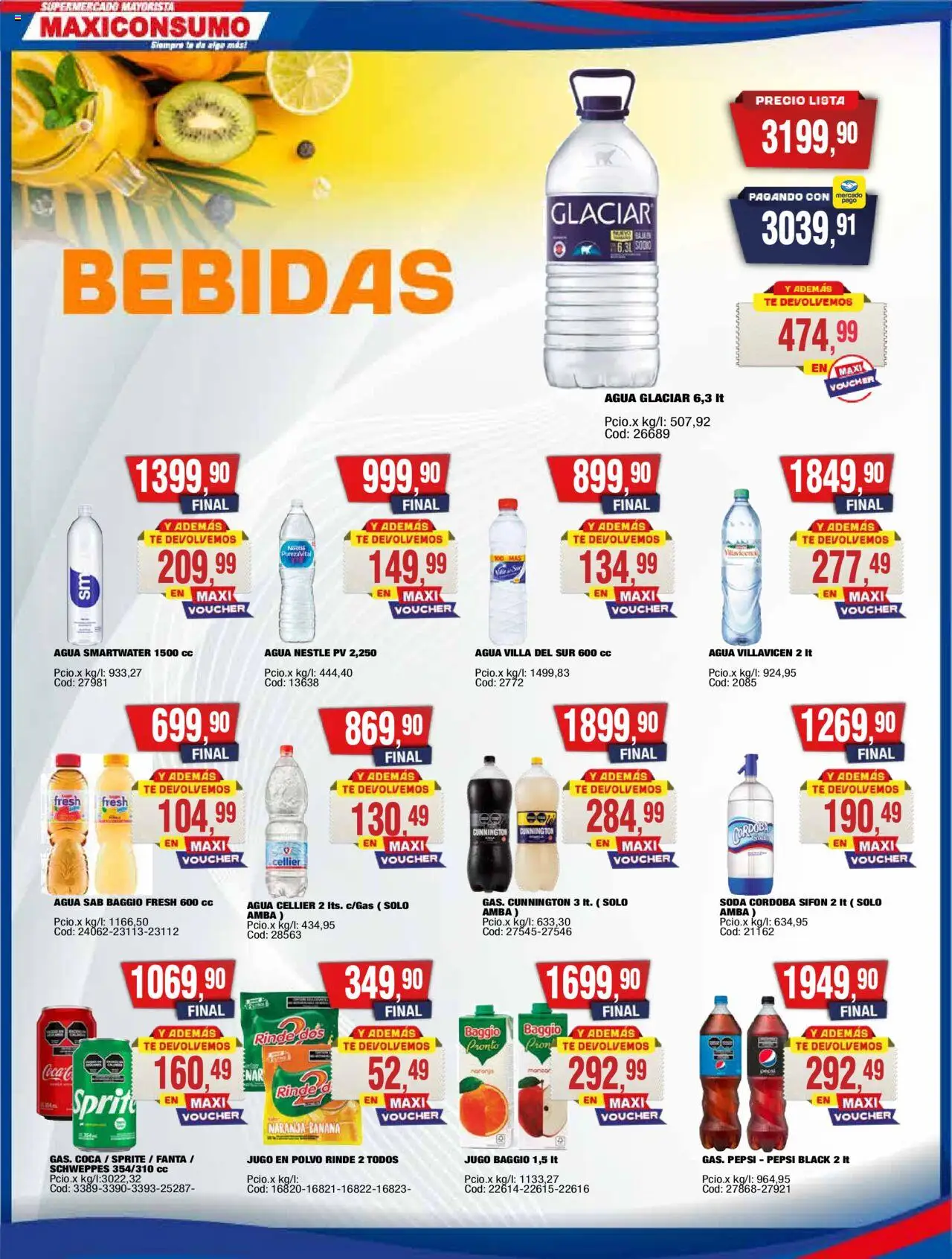 Maxiconsumo ofertas │ válido desde el 13.10.2025 | Página: 14 | Productos: Polvo, Soda, Jugo, Té