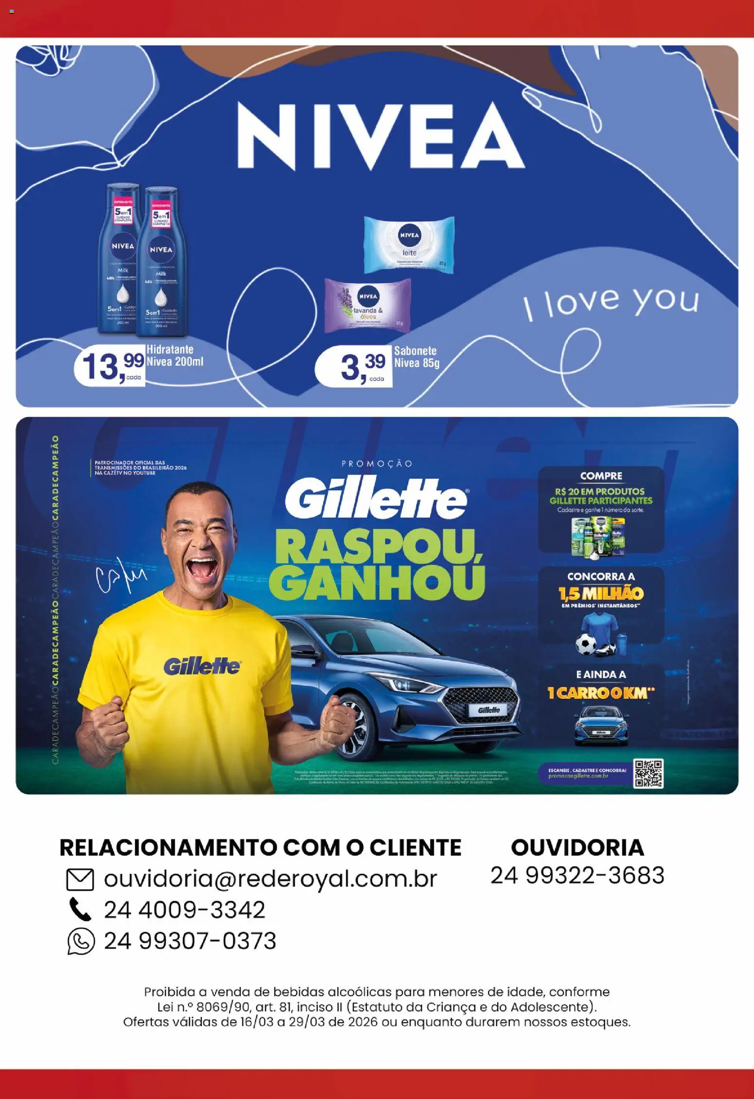 Royal Supermercados Folheto - válido de 06.04.2026 | Página: 16 | Produtos: Leite, Sabonete