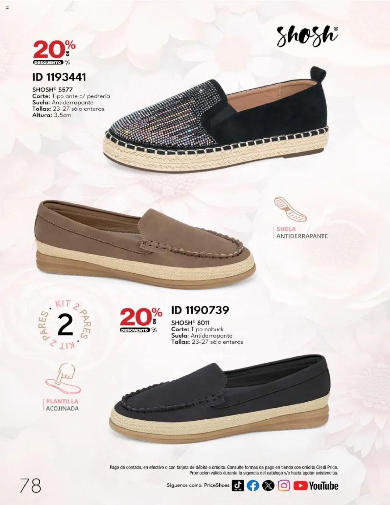 Nuevas ofertas de Price Shoes válidas en toda la República Mexicana desde el 28.04.2025. ¡Encuentra las mejores ofertas en Price Shoes catálogo Calzado PV 2025! | Página: 78