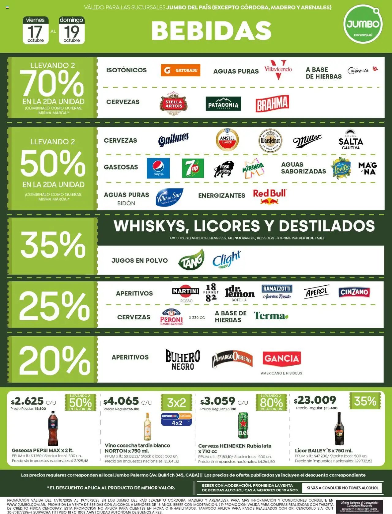 Jumbo ofertas │ válido desde el 17.10.2025 | Página: 5 | Productos: Bidón, Polvo, Gaseosa, Cerveza
