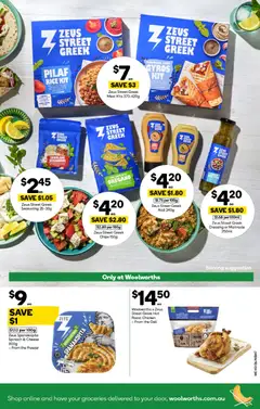 Preview of Weekly catalogue Woolworths 14/01 - valid from 14.01.2026 | Page: 7 | Products: Chicken, Oregano, Freezer, Grill