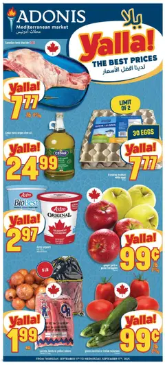 Preview of Adonis weekly flyer  from shop Adonis valid from 11.09.2025