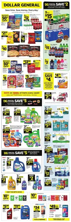 Preview of Dollar General weekly ads valid from 28.12.2025