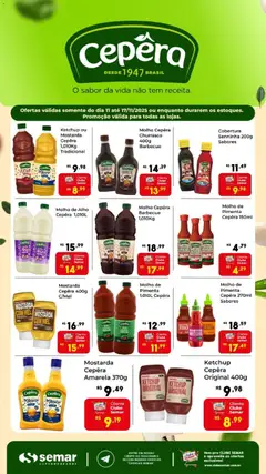 Semar Supermercado - Ofertas Cepêra - Pré-Visualização do folheto da loja Semar Supermercado, válido de 11.11.2025