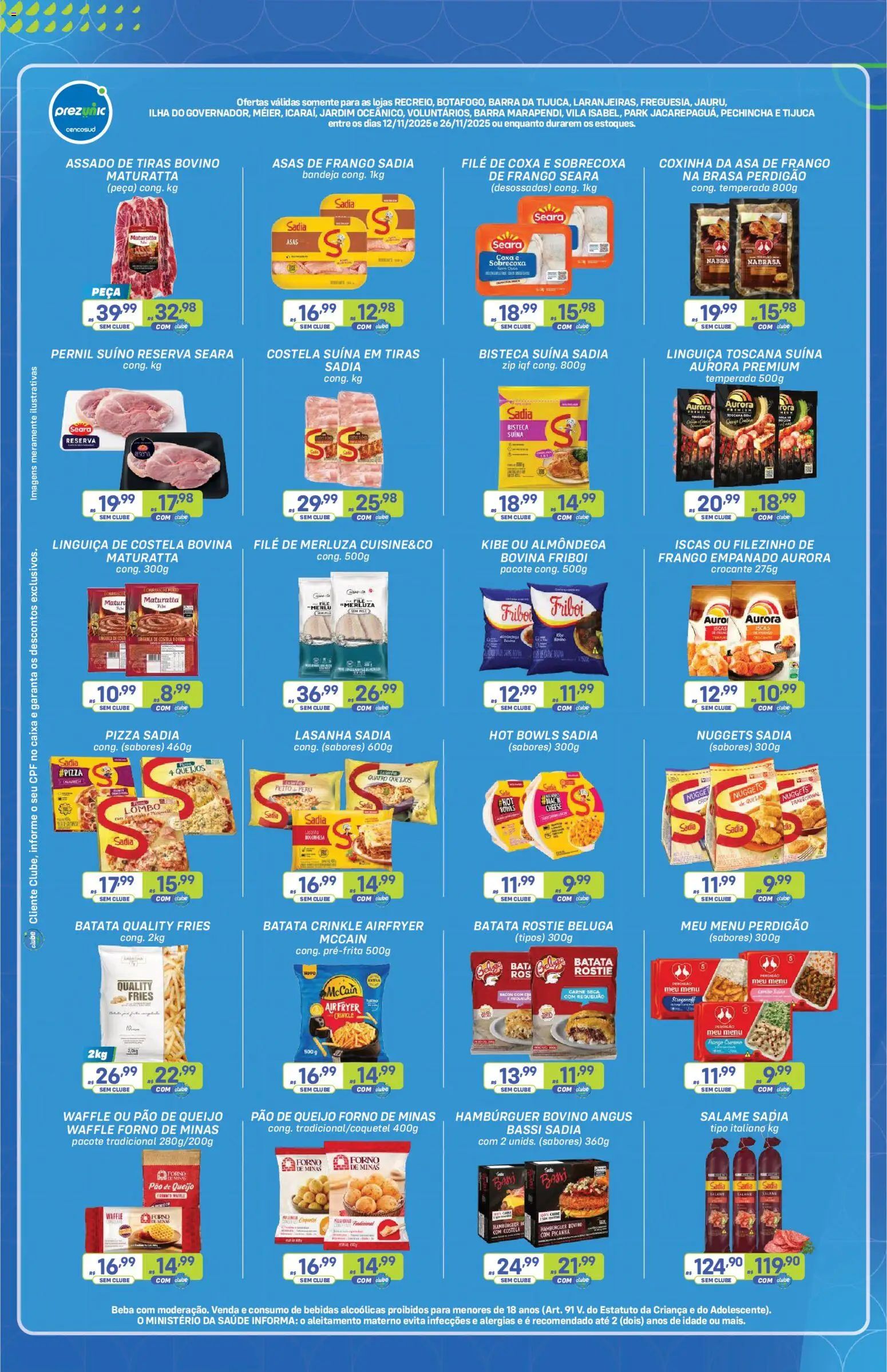 Prezunic Folheto - válido de 12.11.2025 | Página: 3 | Produtos: Forno, Picanha, Salame, Frango