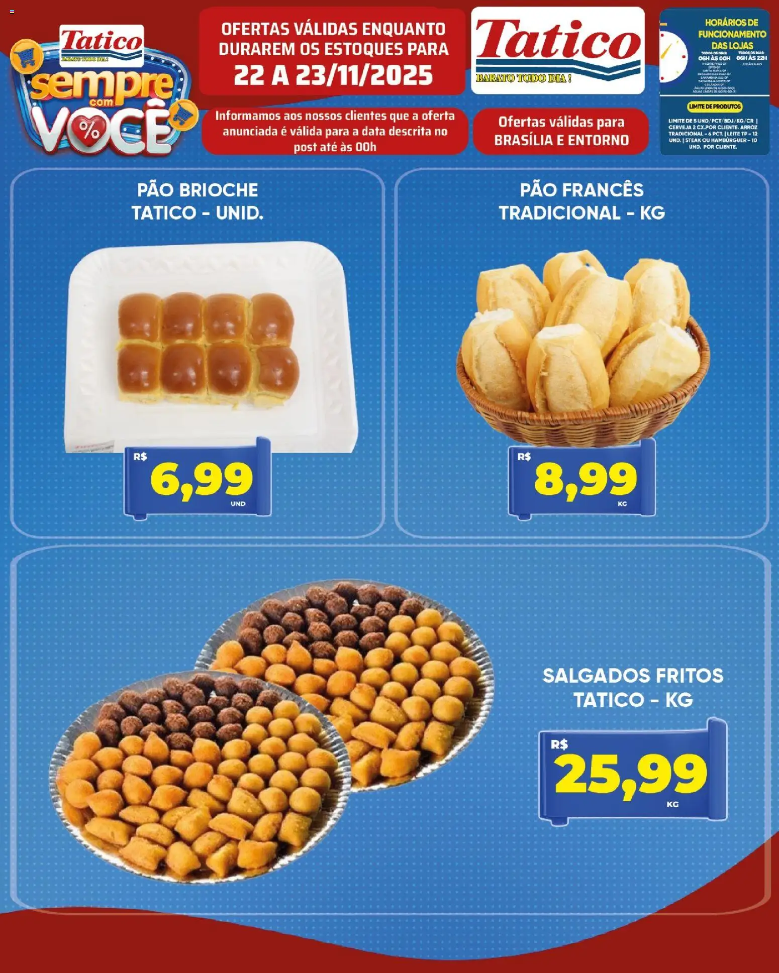 Tatico Folheto - válido de 24.11.2025 | Página: 26 | Produtos: Leite, Pão, Cerveja, Arroz