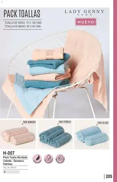Ofertas Lady Genny válido desde el 09.02.2026 | Página: 207 | Productos: Toalla, Baño, Toallas, Petróleo