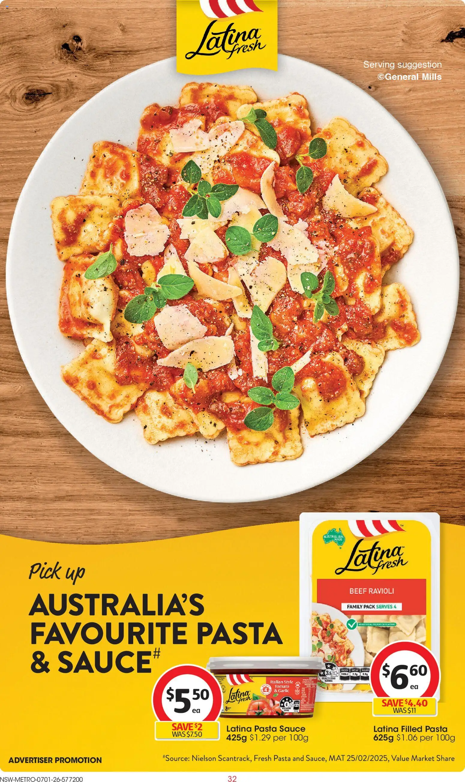 Coles catalogue - valid from 07.01.2026 | Page: 32 | Products: Beef, Pasta, Sauce, Garlic