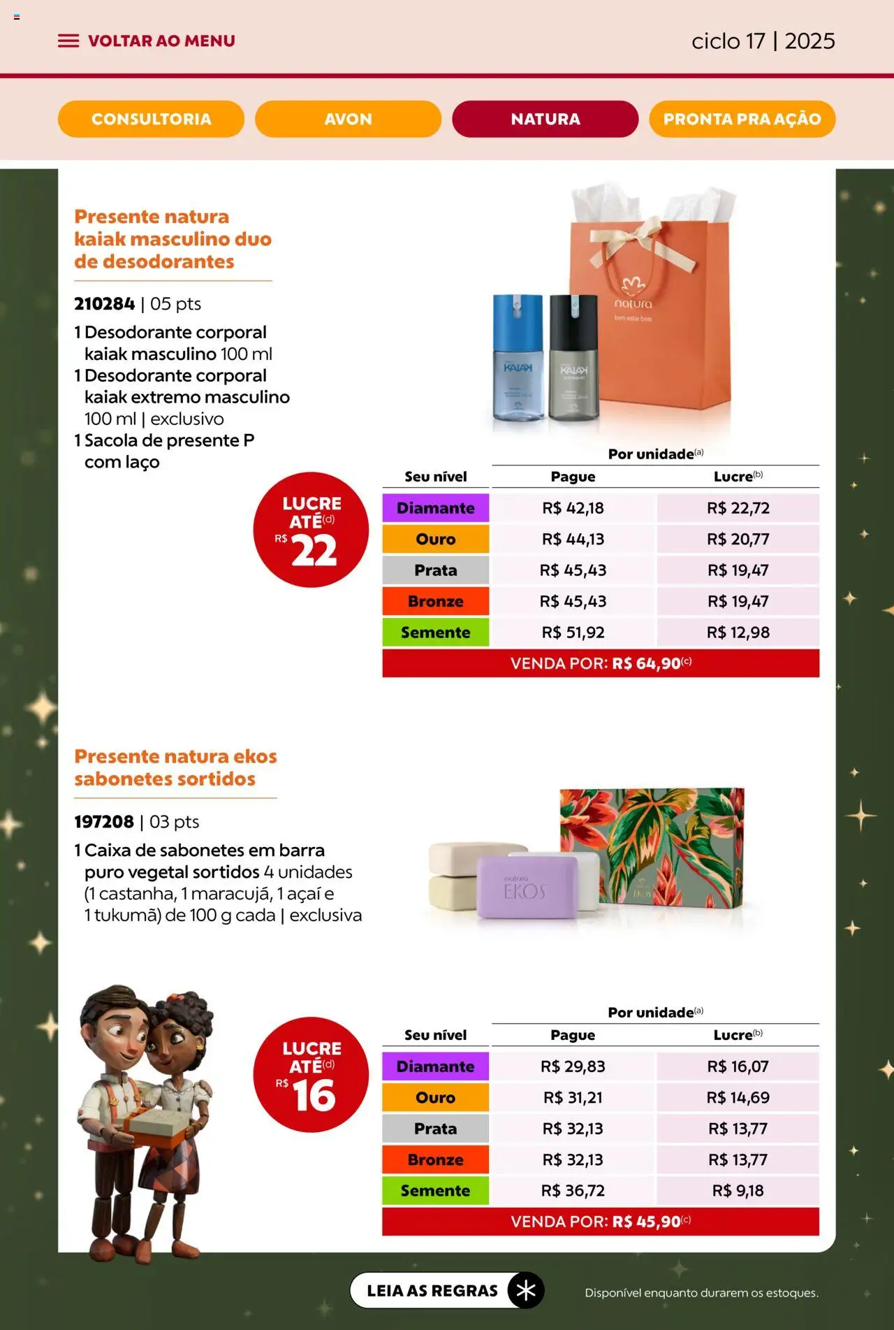 Avon Folheto - válido de 07.10.2025 | Página: 56 | Produtos: Desodorante, Caixa, Açaí