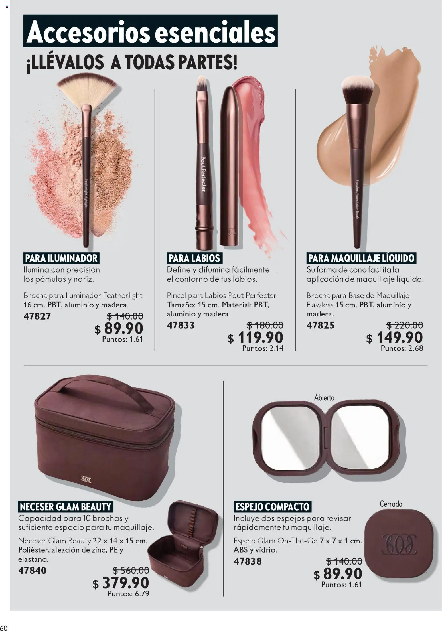 Nuevas ofertas de Oriflame válidas en toda la República Mexicana desde el 24.01.2026. ¡Encuentra las mejores ofertas en Oriflame campaña 2 2026! | Página: 60 | Productos: Iluminador, Contorno, Espejo, Maquillaje