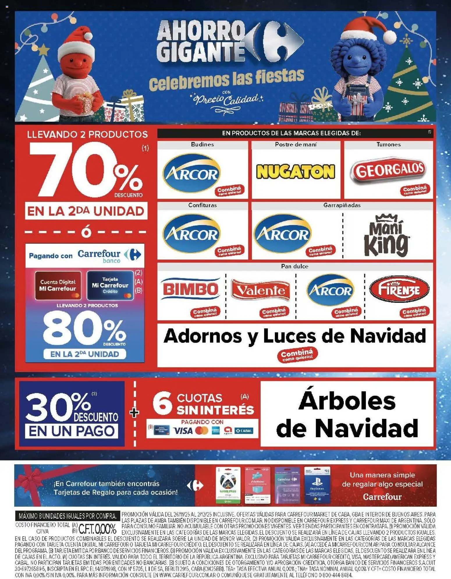 Carrefour Market catálogo │ válido desde el 26.11.2025 | Página: 3 | Productos: Banco, Sal, Mani, Pan