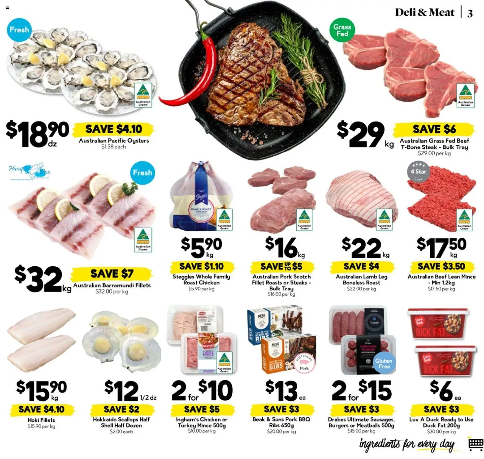 Drakes catalogue - valid from 18.02.2026 | Page: 3 | Products: Grass, Meat, Steak, Scotch