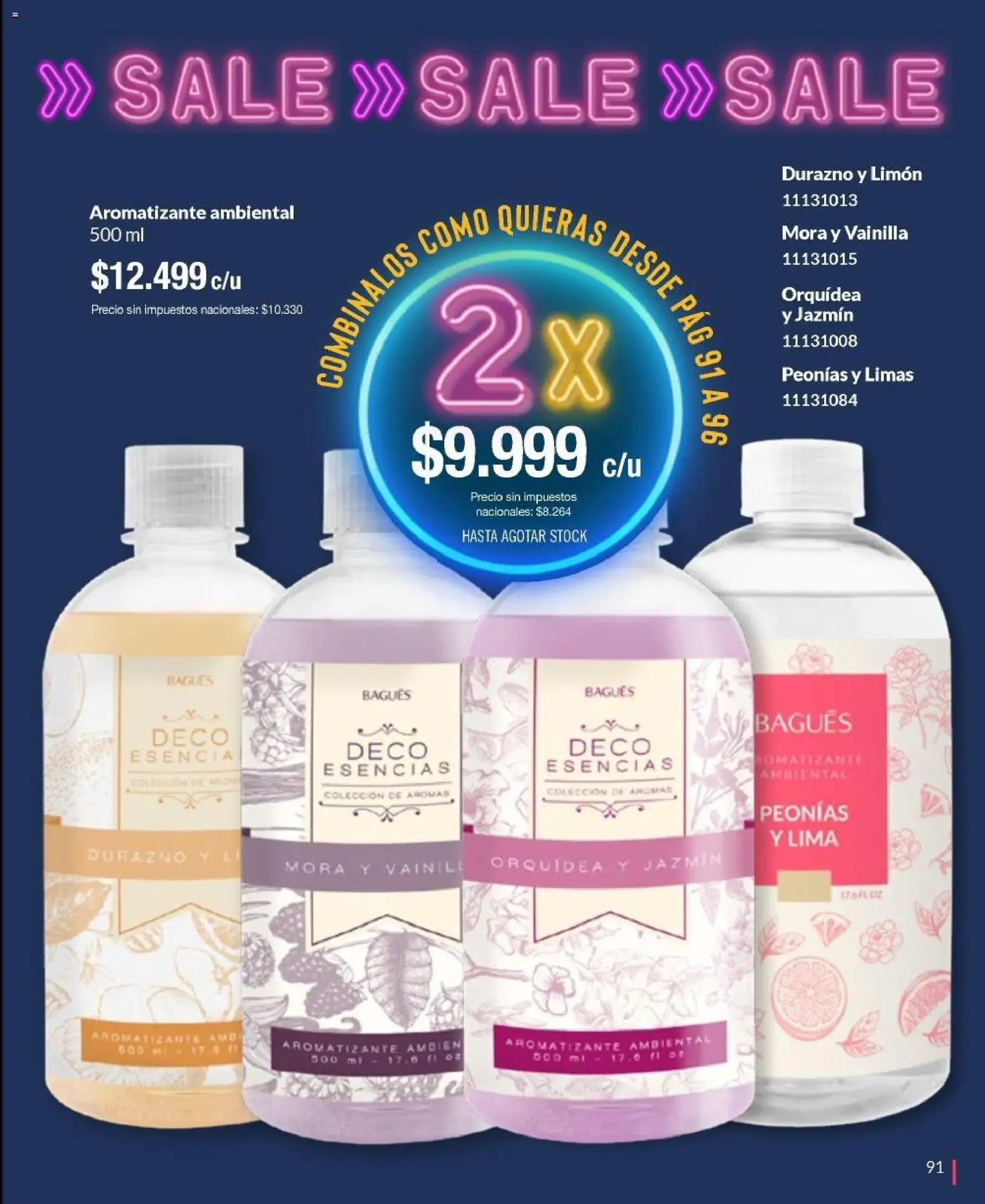 Bagués - Catálogo │ válido desde el 20.10.2025 | Página: 91 | Productos: Durazno, Lima, Limón, Esencias