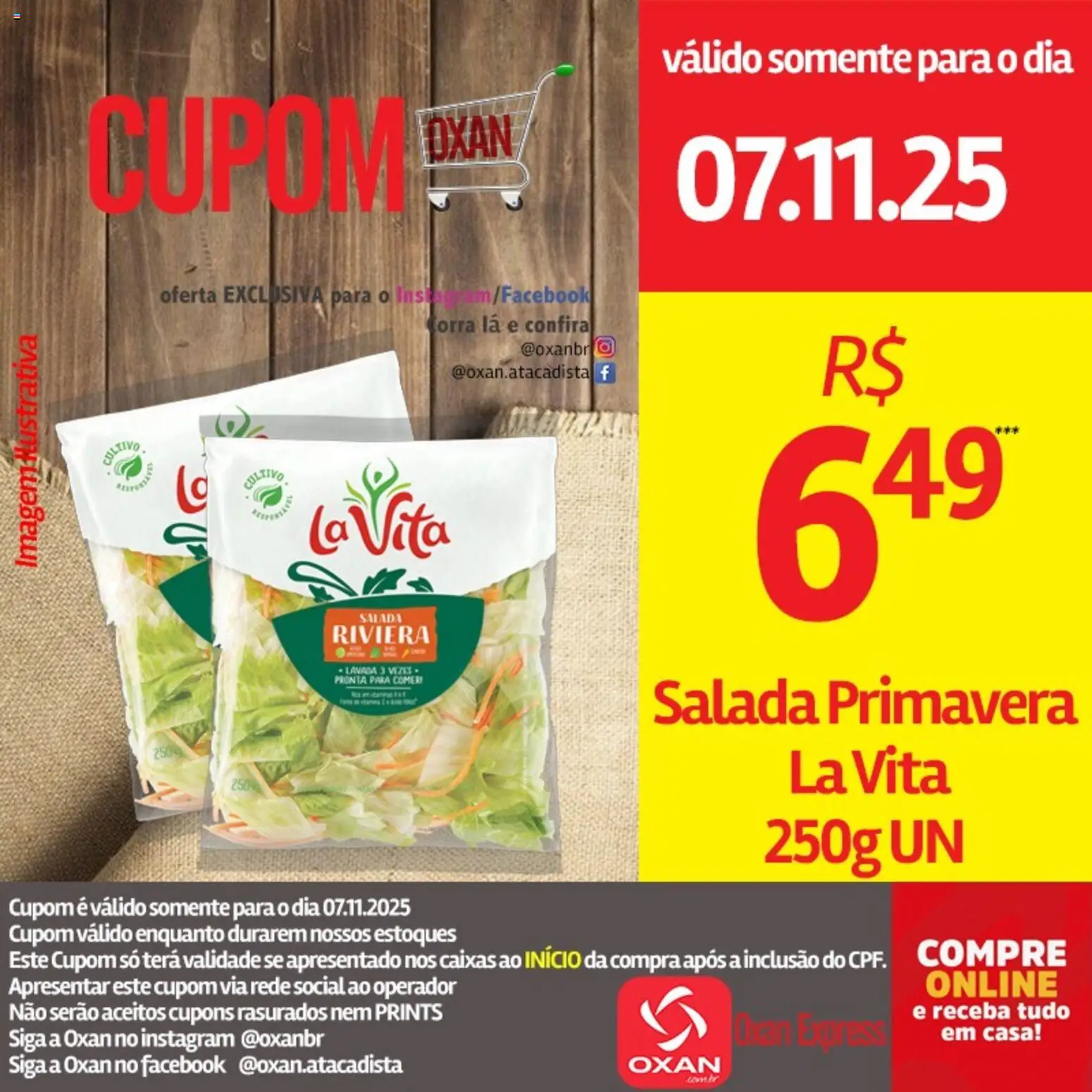 Oxan Atacadista Folheto - válido de 07.11.2025 | Página: 19 | Produtos: Salada