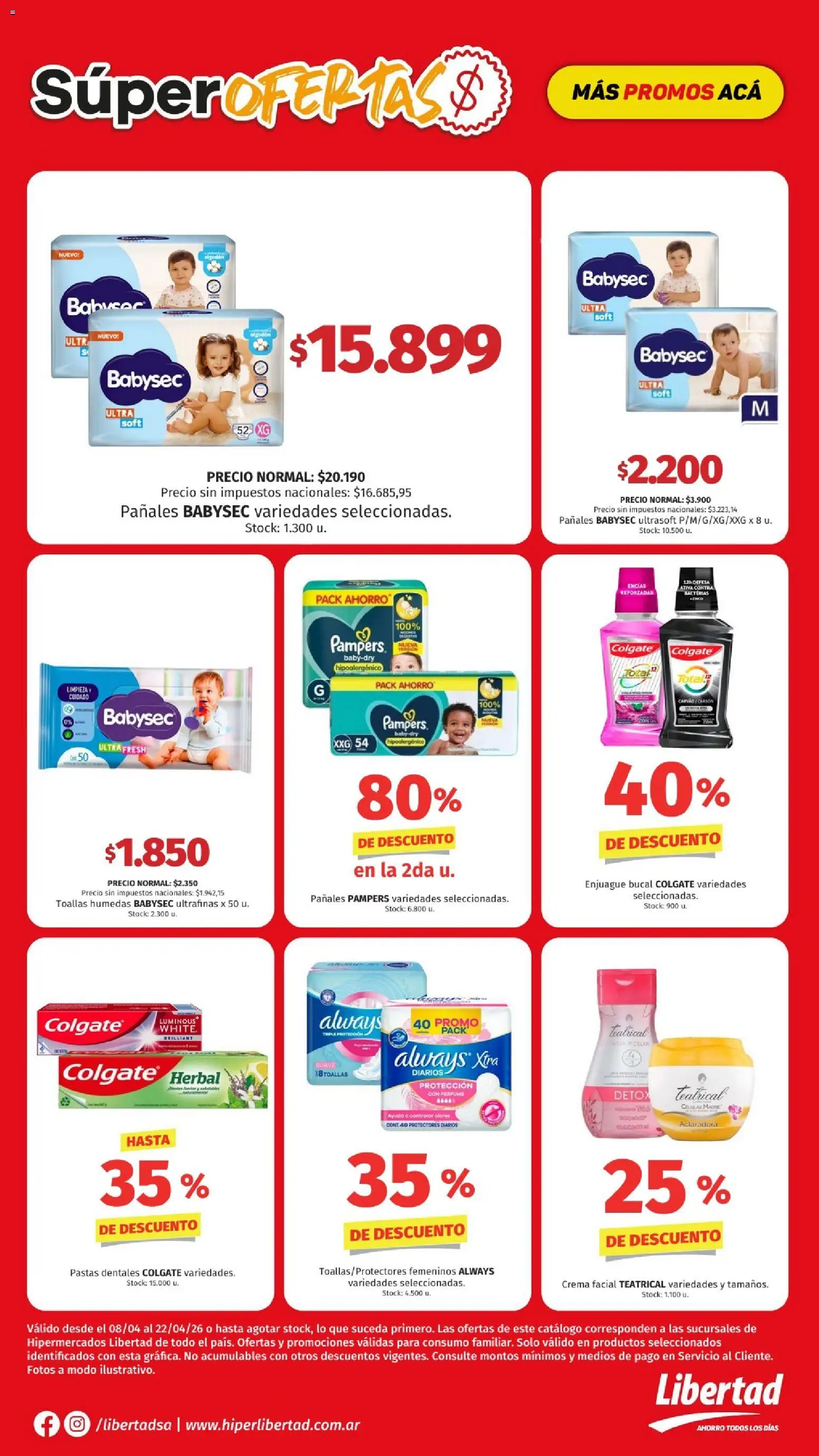Hipermercado Libertad  - Super ofertas  │ válido desde el 08.04.2026 | Página: 7