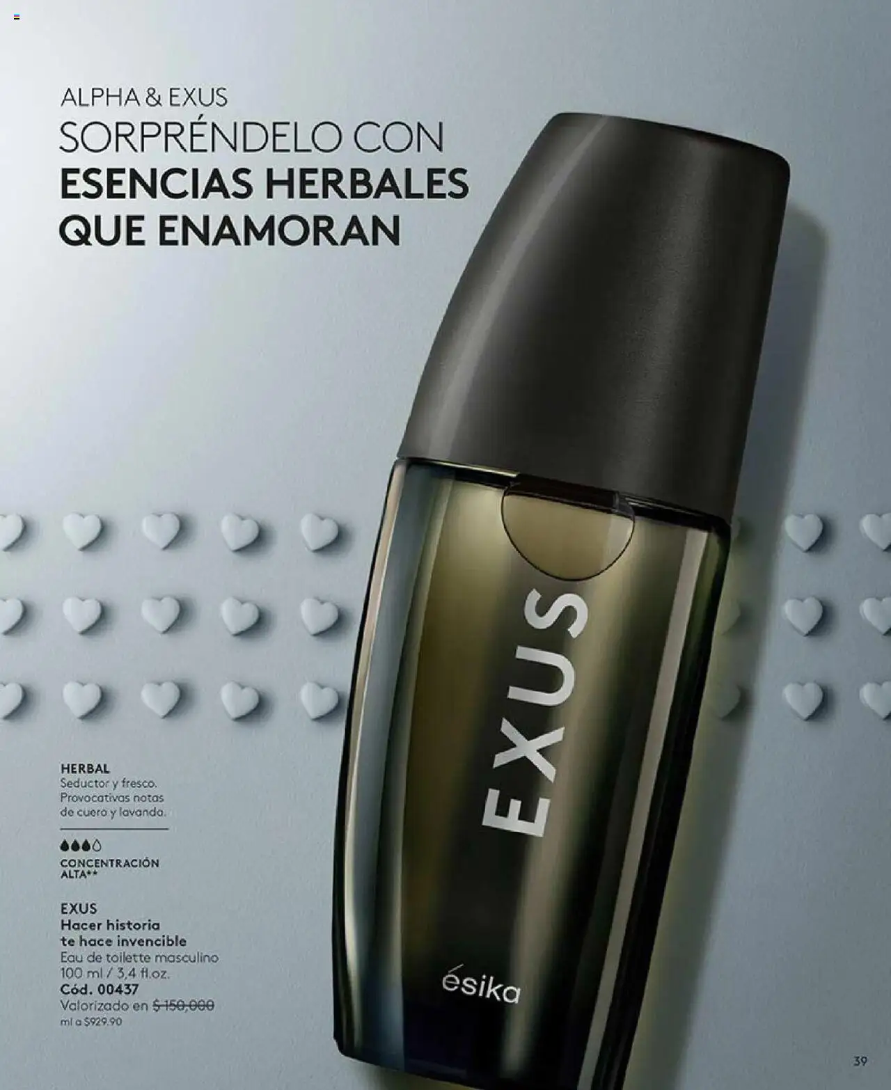 Ésika revista - valida desde el 29.07.2025 | Página: 39 | Productos: Esencias, Té, Eau de toilette