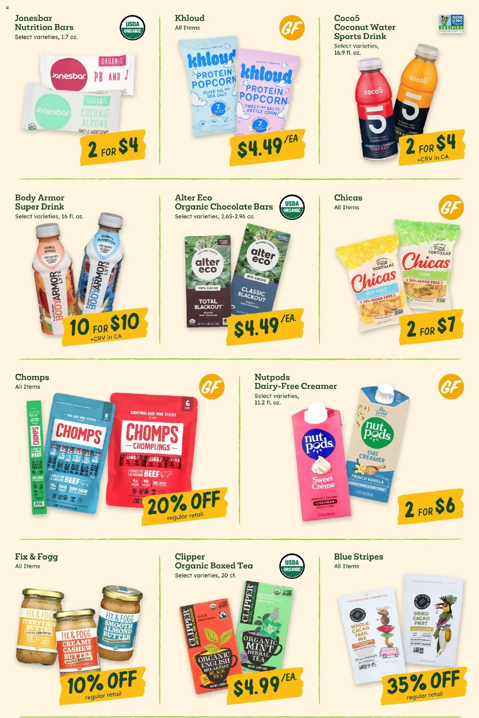 Sprouts Monthly Ad - valid from 31.12.2025 | Page: 12 | Products: Oil, Chocolate, Mango, Peach