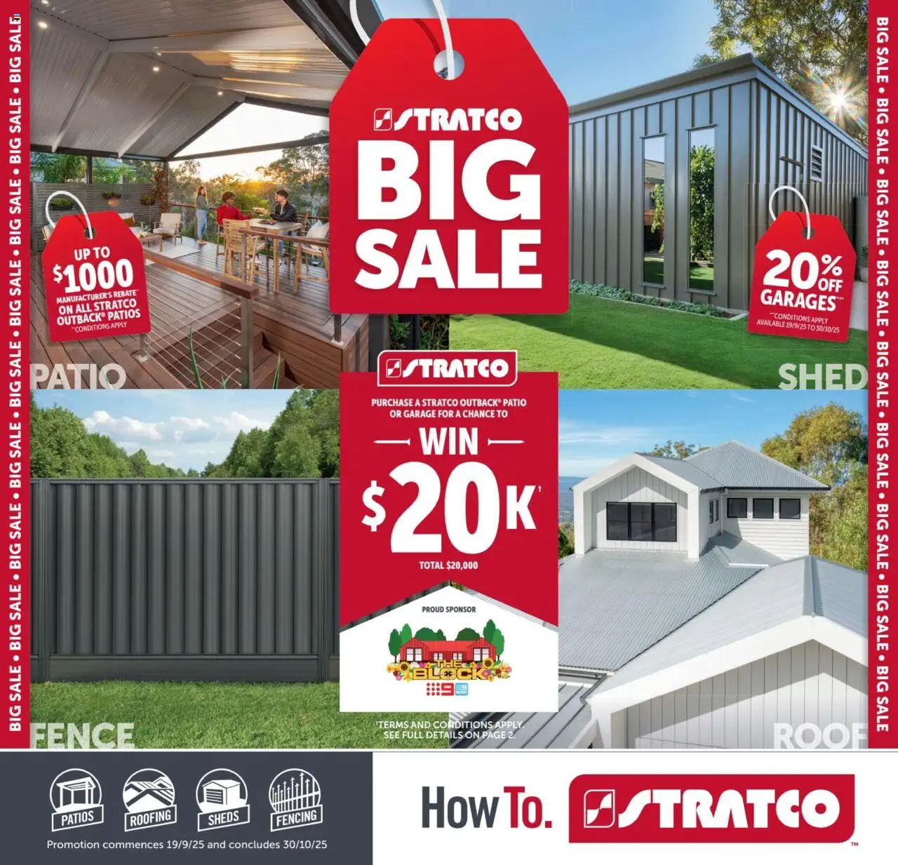 Stratco catalogue - valid from 19.09.2025 | Page: 1 | Products: Fence, Shed