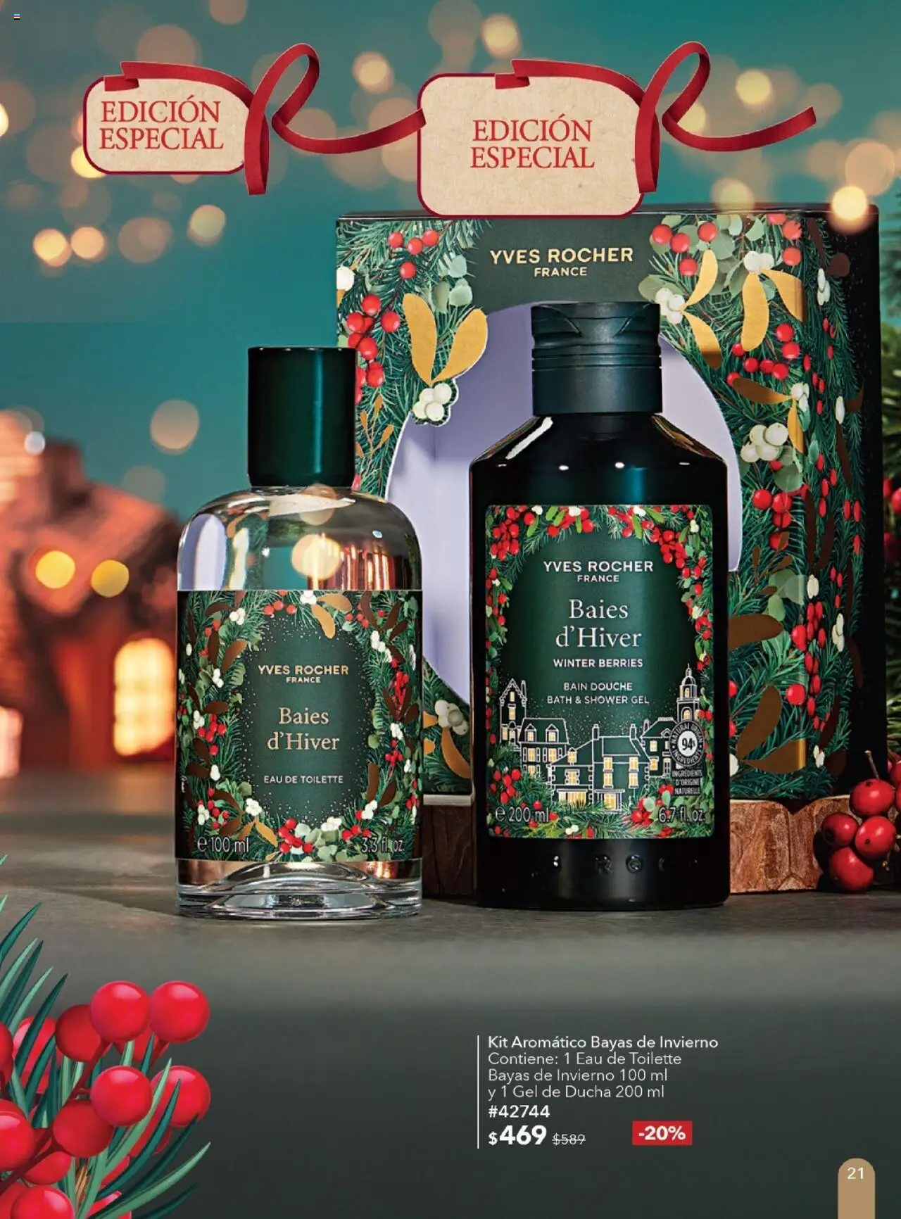 Nuevas ofertas de Yves Rocher válidas en toda la República Mexicana desde el 28.10.2025. ¡Encuentra las mejores ofertas en Yves Rocher - Campaña 15 2025! | Página: 21 | Productos: Eau de toilette, Gel de ducha