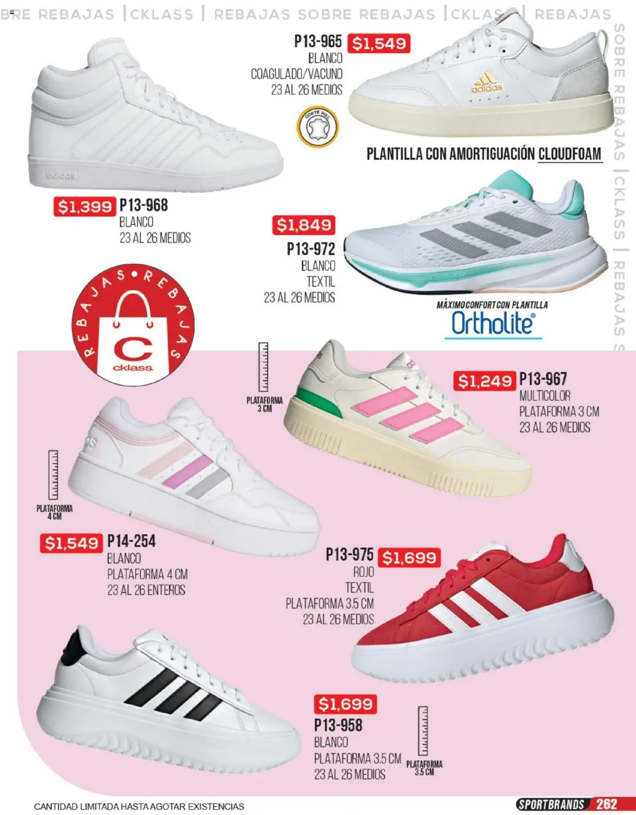 Nuevas ofertas de Cklass válidas en toda la República Mexicana desde el 23.06.2025. ¡Encuentra las mejores ofertas en Cklass catálogo Rebajas Sobre Calzado! | Página: 263 | Productos: Sobre