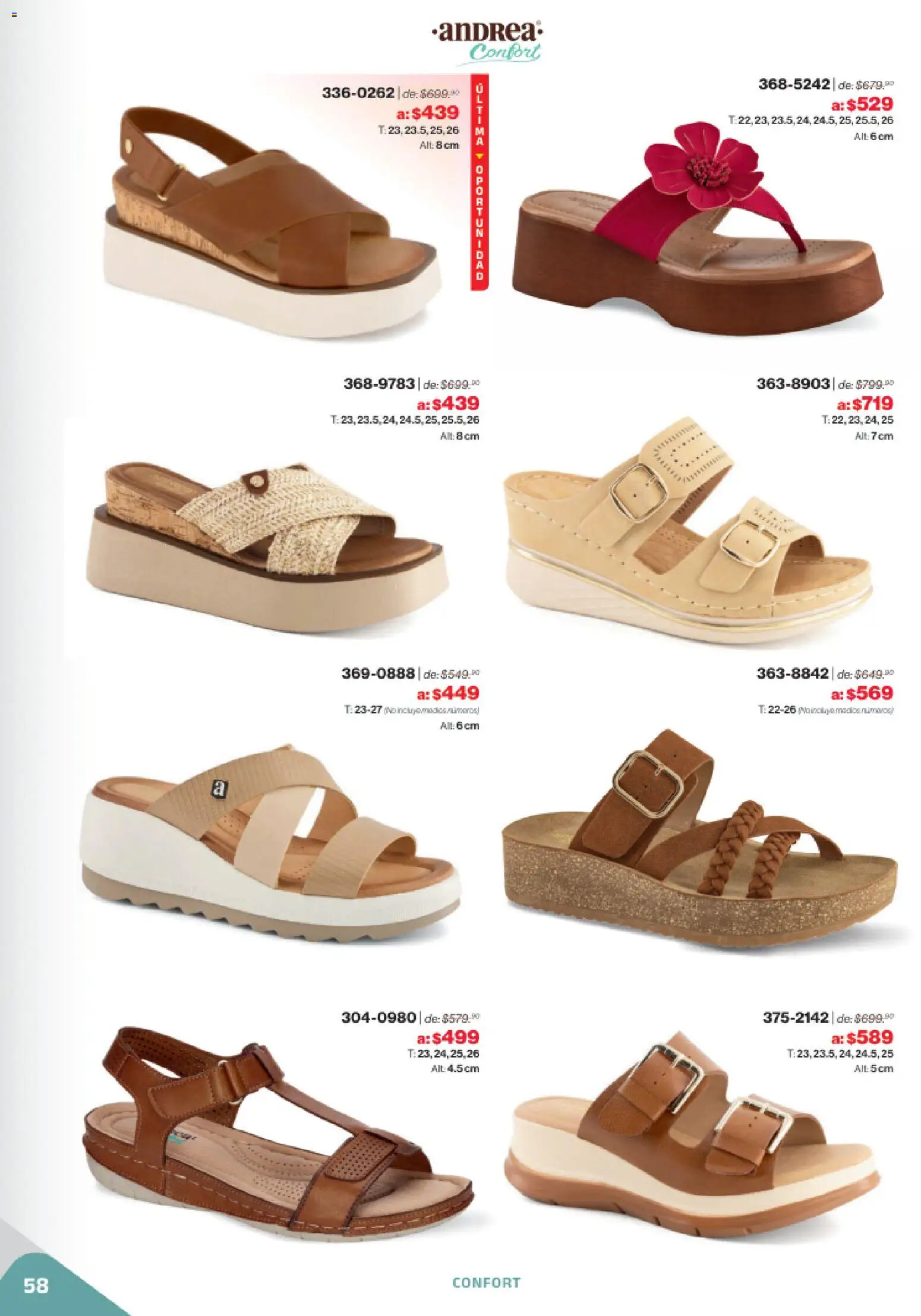 Nuevas ofertas de Andrea válidas en toda la República Mexicana desde el 02.11.2025. ¡Encuentra las mejores ofertas en Andrea catálogo Outlet! | Página: 58