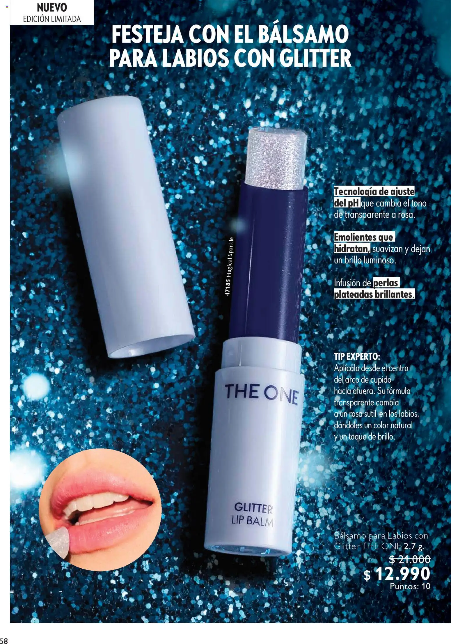 Oriflame catálogo │ válido desde el 06.12.2025 | Página: 58 | Productos: Brillo, Glitter, Bálsamo